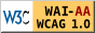 Icono de conformidad con el Nivel Doble-A, de las Directrices de Accesibilidad para el Contenido Web 1.0 del W3C-WAI: abre una nueva ventana